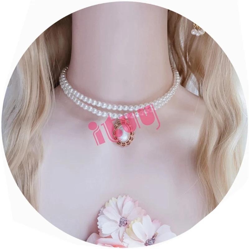 Handmade Gothic Lolita Goddess Virgin Mary Pendant Lace Pearl Necklace Wedding Princess Collarbone Chain KC Necklace Accessories One Size
Handmade Gothic Lolita Goddess Virgin Mary Pendant Lace Pearl Necklace Wedding Princess Collarbone Chain KC Necklace Accessories One Size
