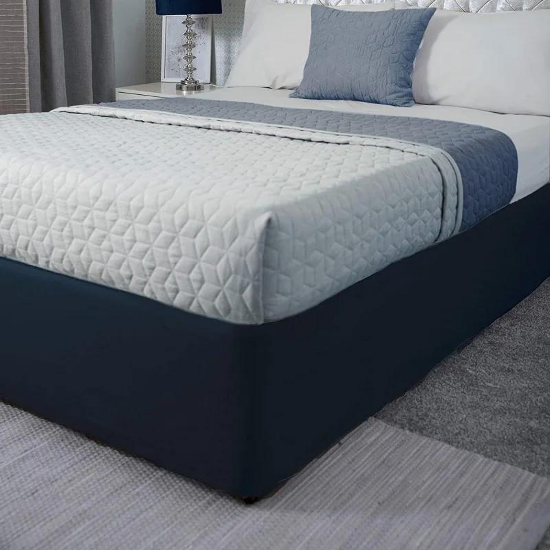 Perfect Bed Base Wrap Divan Valance Skirt-By Luxury Faux Suede With Three Sides Fabric and Around Elastic Easy to Install Double 150x200x29cm
Perfect Bed Base Wrap Divan Valance Skirt-By Luxury Faux Suede With Three Sides Fabric and Around Elastic Easy to Install Double 150x200x29cm
