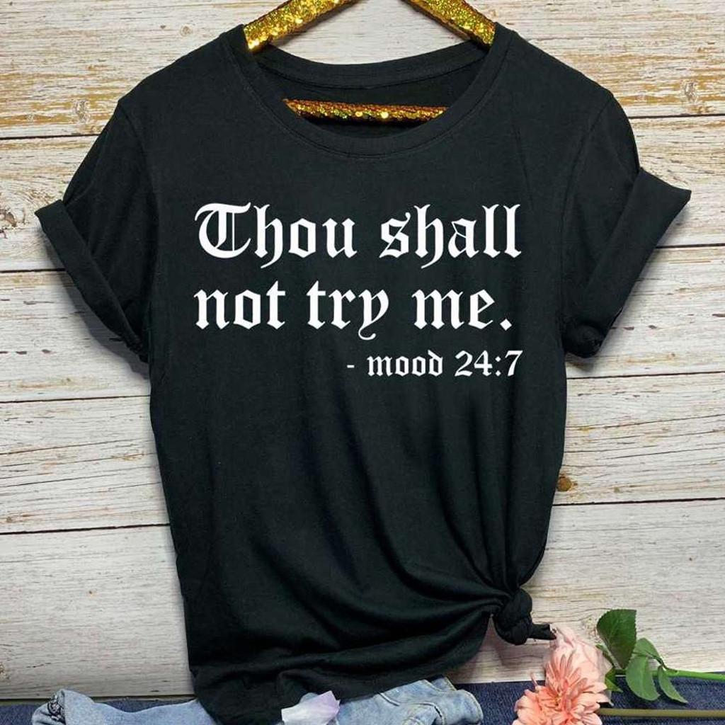 Women Fashion Casual Letter Print Short Sleeve T-Shirt Top Blouses L чорний
Women Fashion Casual Letter Print Short Sleeve T-Shirt Top Blouses L чорний