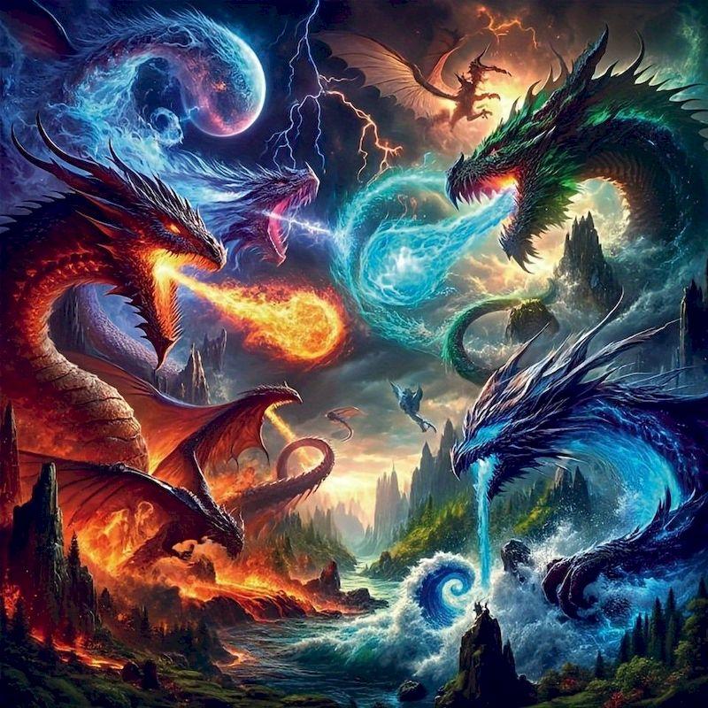 5D DIY Diamond Painting Elemental Dragon Battle Cross Stitch Full Drill Diamond Embroidery Kit Mosaic for Home Decor Full Square 25x25cm жёлтый
5D DIY Diamond Painting Elemental Dragon Battle Cross Stitch Full Drill Diamond Embroidery Kit Mosaic for Home Decor Full Square 25x25cm жёлтый
