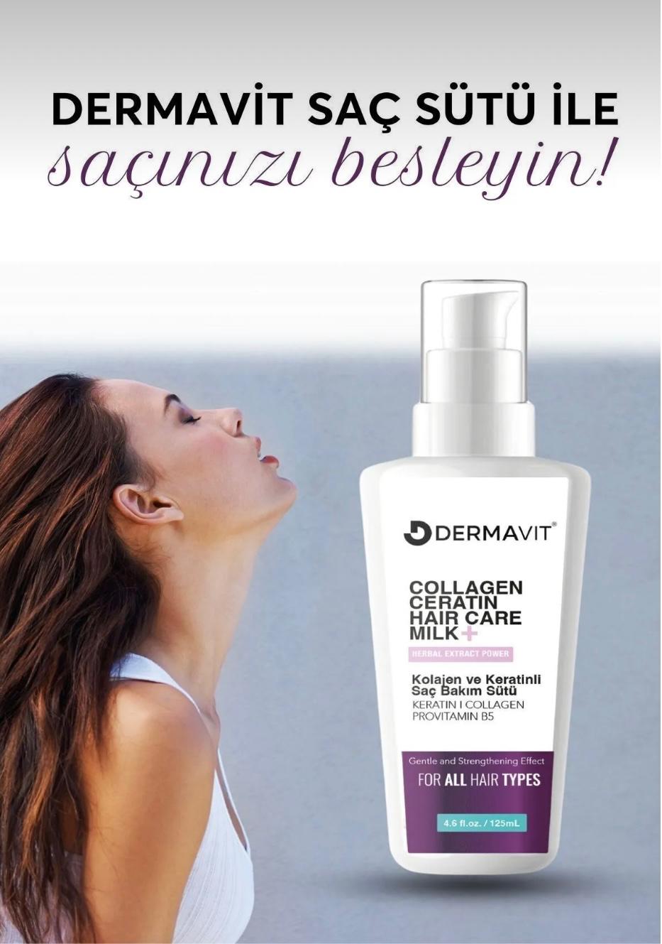 SEEMEWITHCOSMETIC DERMAVİT Keratin Kolajen Milk SAÇ BAKIM SÜTÜ 125 МЛ 125ML білий
SEEMEWITHCOSMETIC DERMAVİT Keratin Kolajen Milk SAÇ BAKIM SÜTÜ 125 МЛ 125ML білий