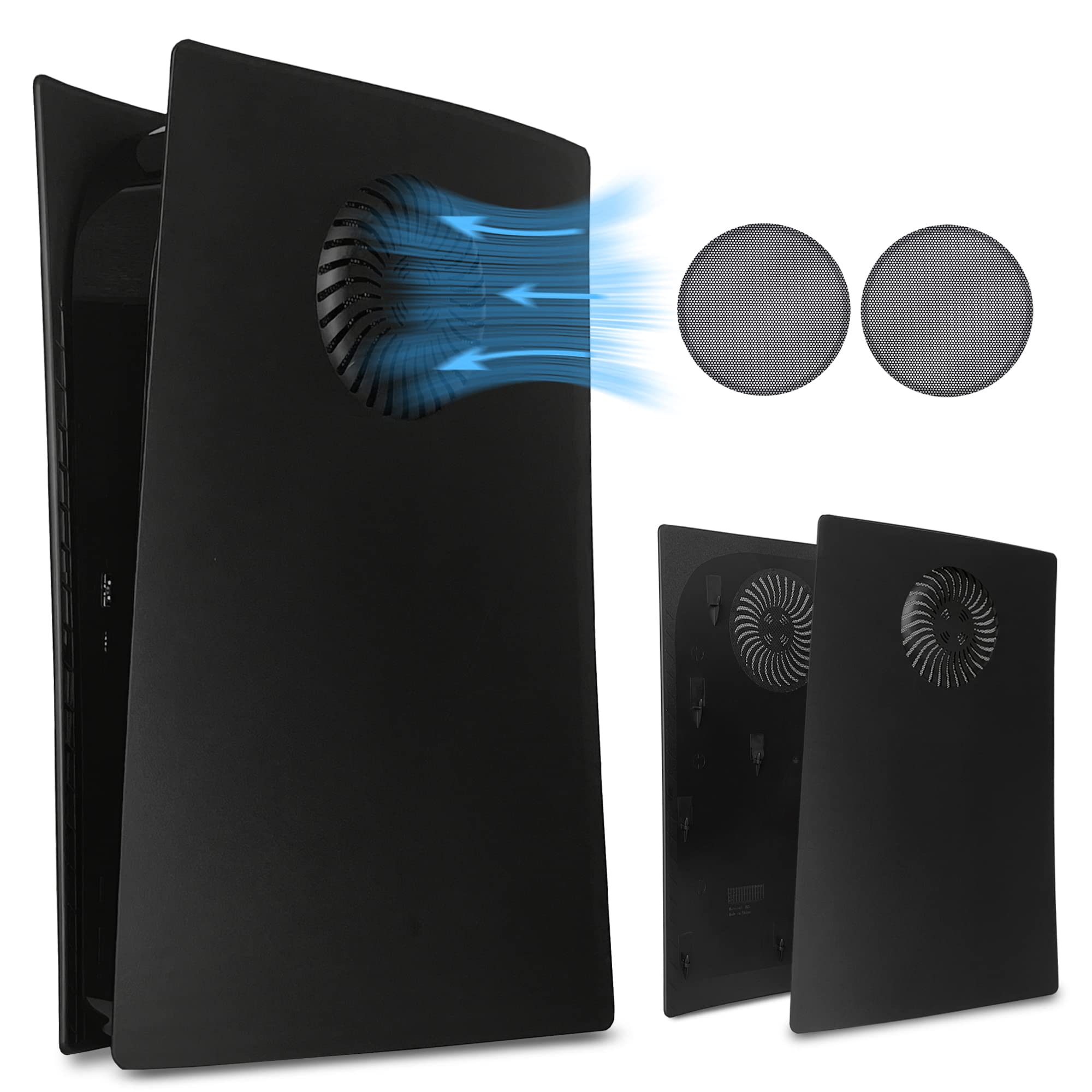 Faceplate for PS5 with Cooling Holes and Dust Filter DOBEWINGDELOU Faceplate Digital Edition Console Cover Replacement Side Plate Shell Dustproof чорний
Faceplate for PS5 with Cooling Holes and Dust Filter DOBEWINGDELOU Faceplate Digital Edition Console Cover Replacement Side Plate Shell Dustproof чорний