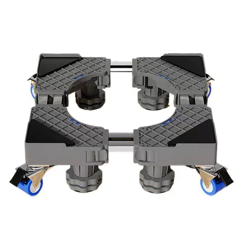 Base móvil universal para lavadora y refrigerador con ruedas ajustables y soporte antivibración
Base móvil universal para lavadora y refrigerador con ruedas ajustables y soporte antivibración