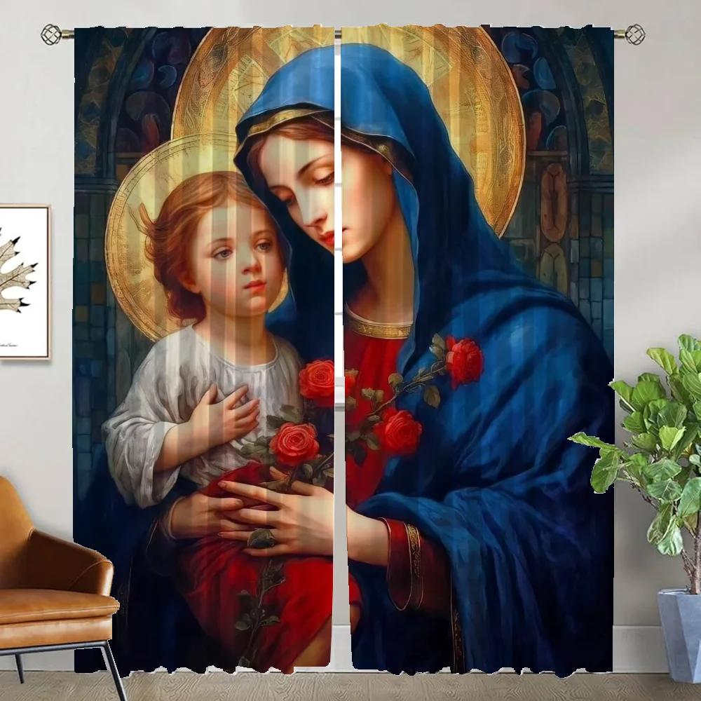 Virgin Mary Anti-mosquito Curtains for Camera Shades Halloween Decoration Tulle for Bedroom Curtains Child Room Blackout Curtain W50xH70cmx2pcs-CL
Virgin Mary Anti-mosquito Curtains for Camera Shades Halloween Decoration Tulle for Bedroom Curtains Child Room Blackout Curtain W50xH70cmx2pcs-CL