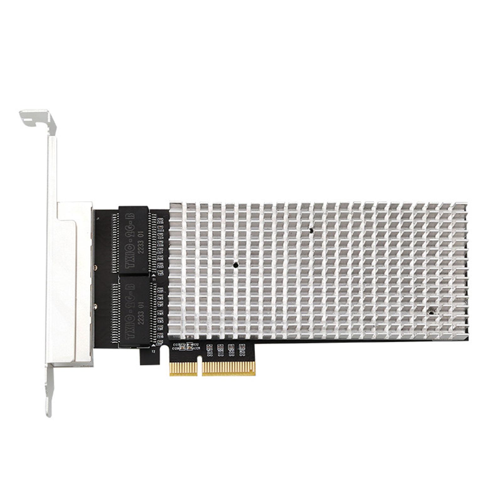 2,5-гигабитная 4-портовая сетевая карта PCIE 4x PCI-Express до 10/100/1000M/2500M Ethernet Lan 2500 Мбит/с ASM1812 для настольных компьютеров
2,5-гигабитная 4-портовая сетевая карта PCIE 4x PCI-Express до 10/100/1000M/2500M Ethernet Lan 2500 Мбит/с ASM1812 для настольных компьютеров