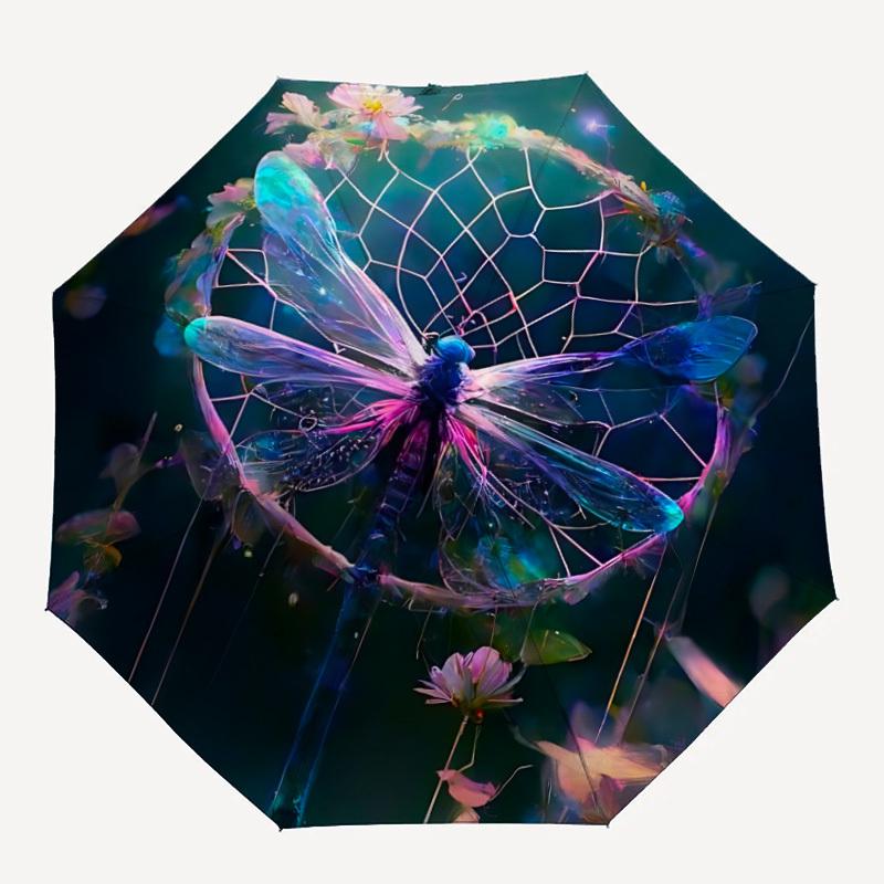 1pc Dragonfly Flowers Automatic Open/Close Umbrella with Folding feature Compact Travel Umbrella, Lightweight design, for Commuting, Business080
1pc Dragonfly Flowers Automatic Open/Close Umbrella with Folding feature Compact Travel Umbrella, Lightweight design, for Commuting, Business080