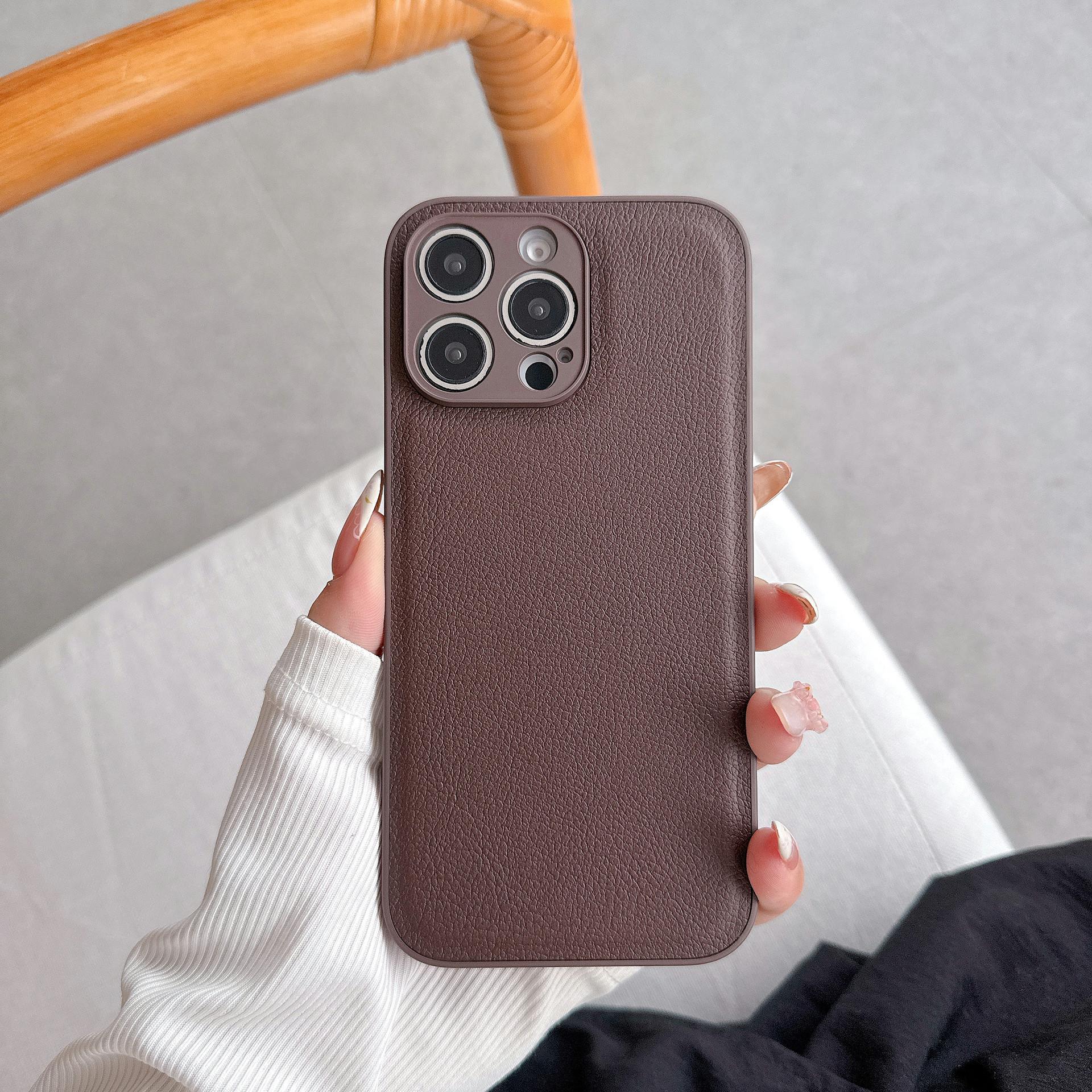 Black Lychee Pattern for Apple 16 Mobile Phone Case for IPhone 15 Personality 12 Promax Autumn and Winter Leather 13 Anti-fall Apple X/XS
Black Lychee Pattern for Apple 16 Mobile Phone Case for IPhone 15 Personality 12 Promax Autumn and Winter Leather 13 Anti-fall Apple X/XS