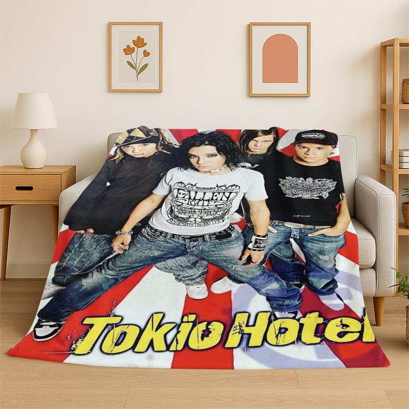Rock Band Tokio Hotel Bill Kaulitz Flannel Blanket Soft Warm Throw Blanket for Bedroom Living Room Bed Travel Camping Picnic 75x90cm
Rock Band Tokio Hotel Bill Kaulitz Flannel Blanket Soft Warm Throw Blanket for Bedroom Living Room Bed Travel Camping Picnic 75x90cm