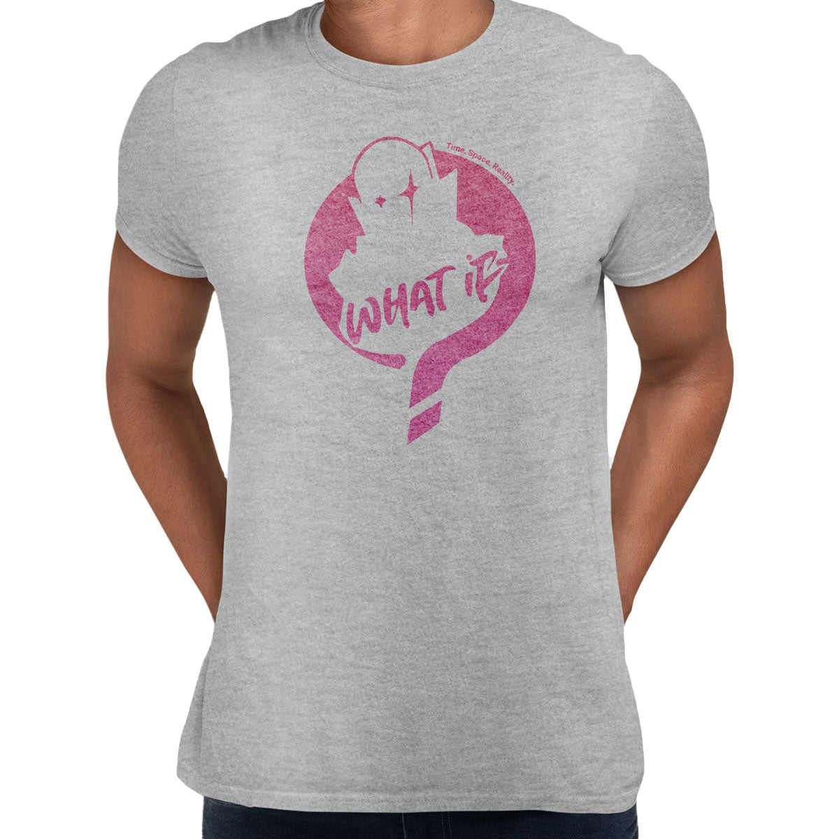 What If MCU Marvel Tee Pink Typographygraphy Unisex T-shirt S серый
What If MCU Marvel Tee Pink Typographygraphy Unisex T-shirt S серый