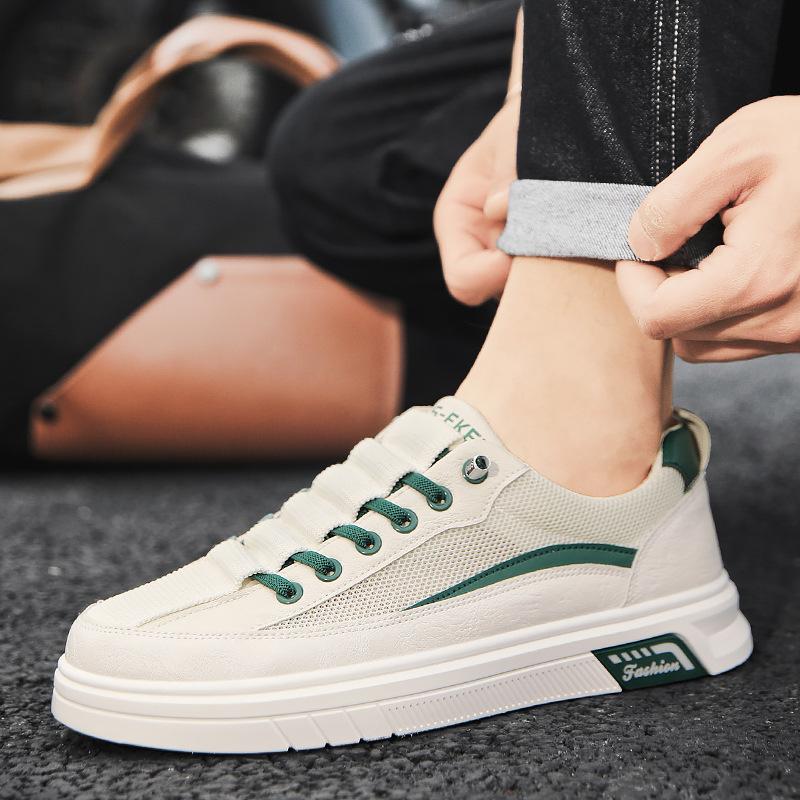Men s shoes four seasons new fashion trend casual board shoes teenagers students white shoes Korean version non-slip wear-resistant board shoes 39
Men s shoes four seasons new fashion trend casual board shoes teenagers students white shoes Korean version non-slip wear-resistant board shoes 39