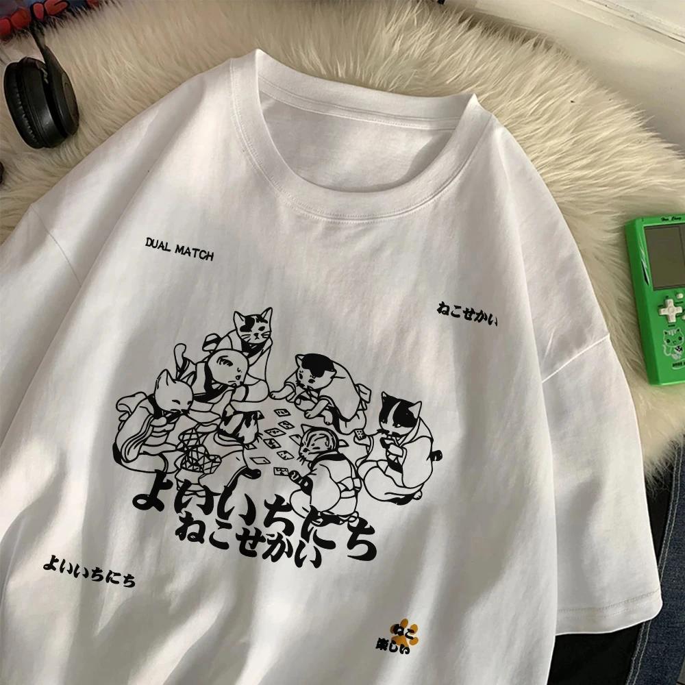 Trend WomenS TShirts Japanese Harajuku Style Cats Prints Short Sleeve ONeck Breathable Summer FeUnisex Clothes S
Trend WomenS TShirts Japanese Harajuku Style Cats Prints Short Sleeve ONeck Breathable Summer FeUnisex Clothes S