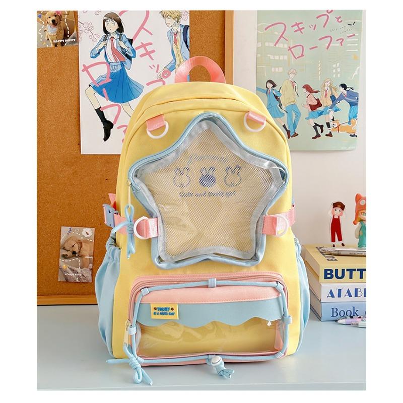 Spring backpack high value new large capacity backpack junior high school campus pain bag bar bag cute book
Spring backpack high value new large capacity backpack junior high school campus pain bag bar bag cute book