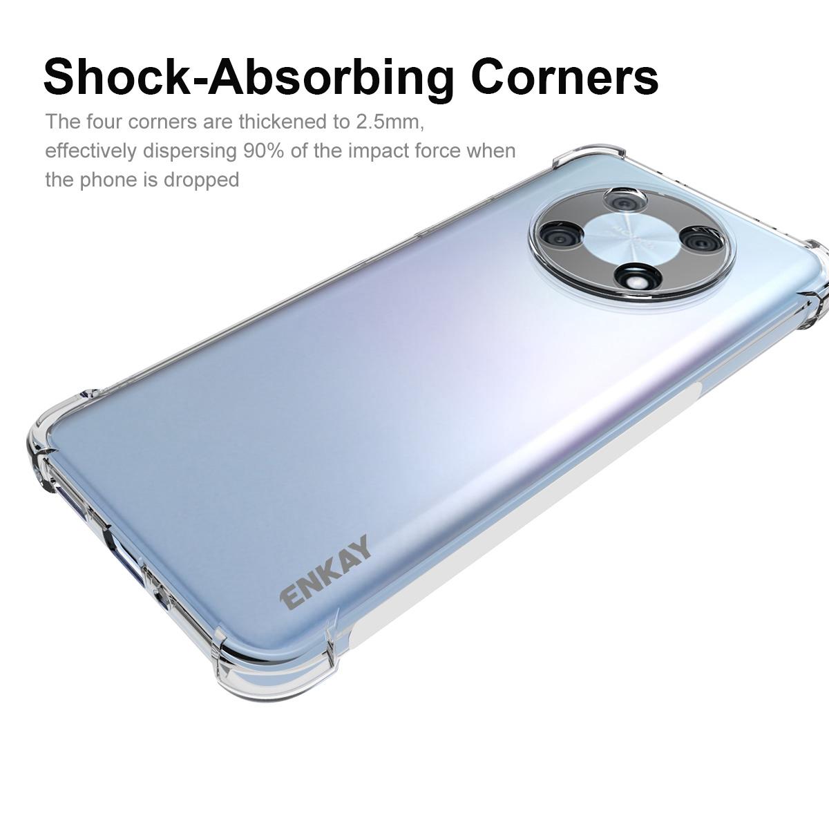 ENKAY HAT PRINCE For Huawei Enjoy 50 Pro 4G/nova Y90 4G Clear Phone Case Soft TPU Anti-slip Strip Edge Drop Protection Cover A
ENKAY HAT PRINCE For Huawei Enjoy 50 Pro 4G/nova Y90 4G Clear Phone Case Soft TPU Anti-slip Strip Edge Drop Protection Cover A