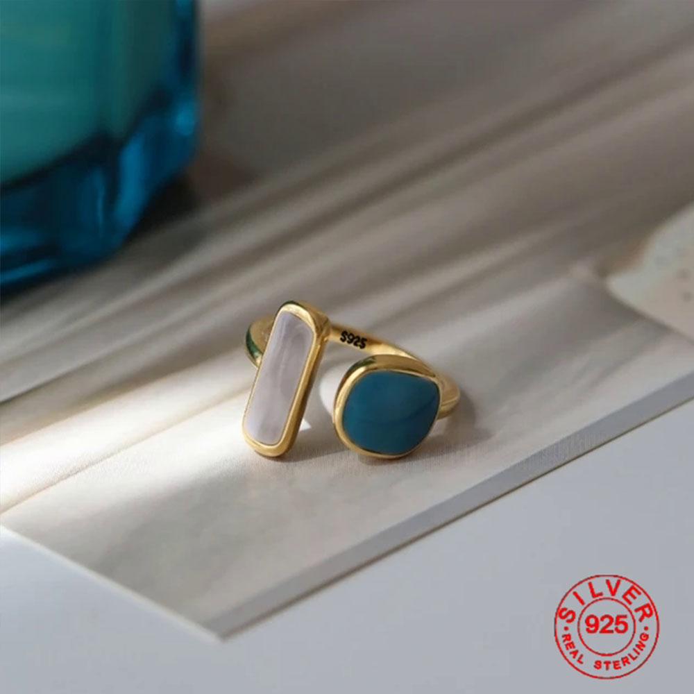 Original BFCLUB Silver Color Blue White Rings For Women Counple Wedding Engagement Silver Women s Vintage Ring Fine Jewelry
Original BFCLUB Silver Color Blue White Rings For Women Counple Wedding Engagement Silver Women s Vintage Ring Fine Jewelry