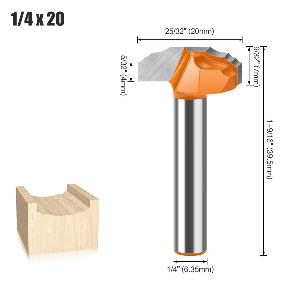 6 Handle 1/4 Handle Xiaodie Double R Wire Knife Cabinet Door Panel Knife Double Small R Flower Wire Knife Trimmer Milling Cutter Cabinet Door Knife Xiaodie Double R Line Knife 1/4 * 20
6 Handle 1/4 Handle Xiaodie Double R Wire Knife Cabinet Door Panel Knife Double Small R Flower Wire Knife Trimmer Milling Cutter Cabinet Door Knife Xiaodie Double R Line Knife 1/4 * 20