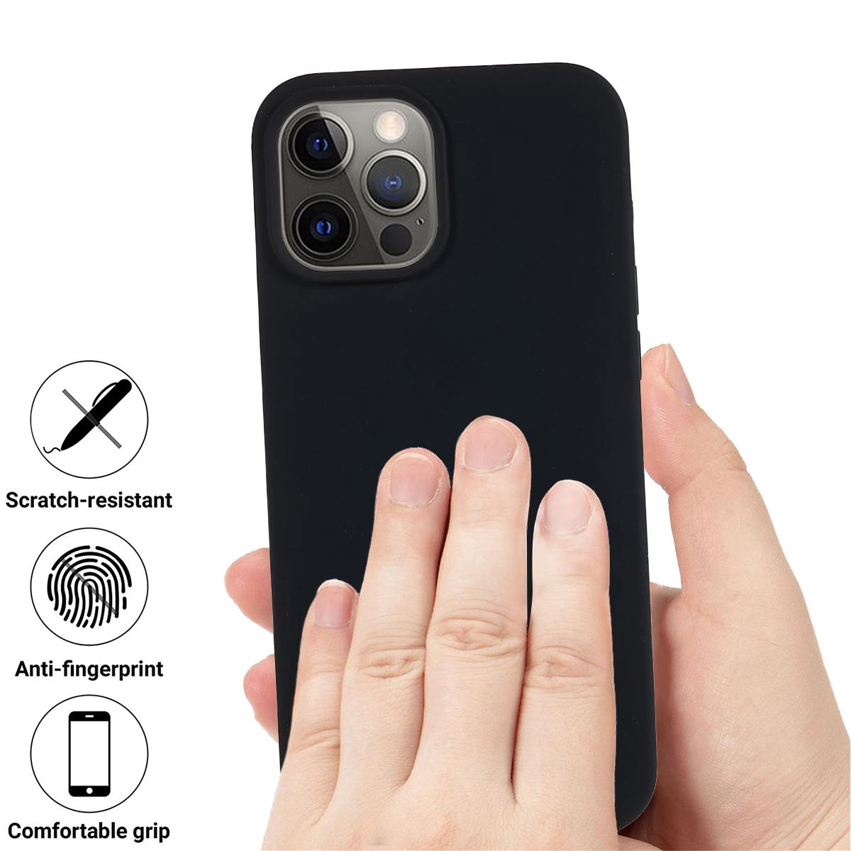 For iPhone 12/12 Pro Liquid Silicone Phone Case Soft Lining Anti-Scratch Phone Cover Orange
For iPhone 12/12 Pro Liquid Silicone Phone Case Soft Lining Anti-Scratch Phone Cover Orange