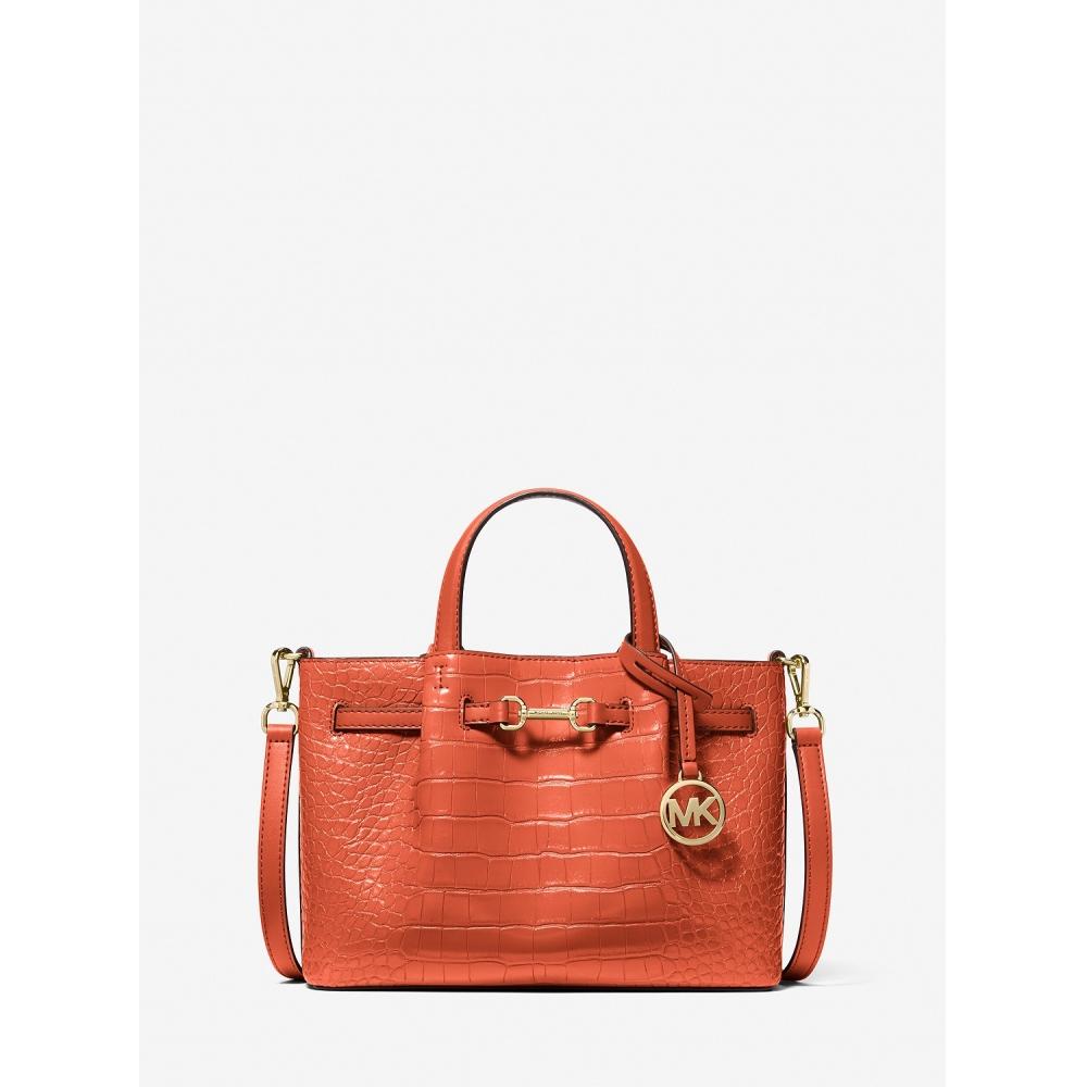 Michael Kors Carson Crocodile Embossed Satchel Small 35s5g2zs5i2675 Red Clay F
Michael Kors Carson Crocodile Embossed Satchel Small 35s5g2zs5i2675 Red Clay F