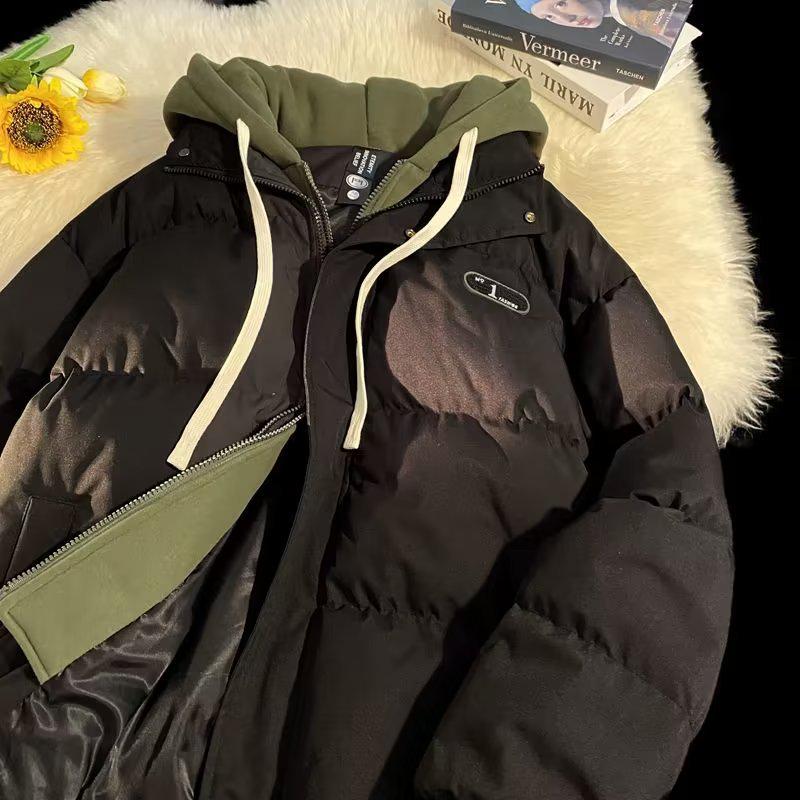 Men’s Hooded Cotton Jacket: Thick, Loose, Casual Winter Coat L чорний
Men’s Hooded Cotton Jacket: Thick, Loose, Casual Winter Coat L чорний