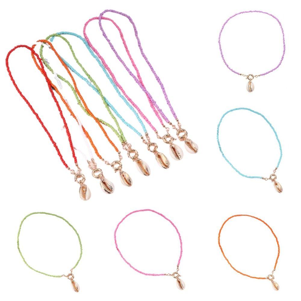 Glass Shell Choker Necklace Simple Beaded Choker Necklace Beauty Shell Pendant Necklace Beach оранжевый
Glass Shell Choker Necklace Simple Beaded Choker Necklace Beauty Shell Pendant Necklace Beach оранжевый