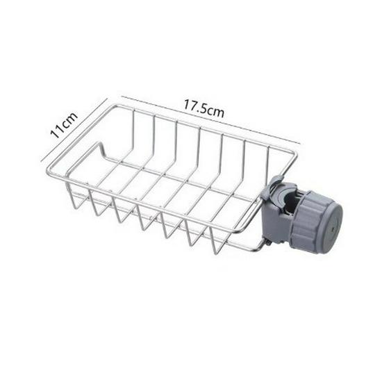 Creative Stainless Steel Kitchen Faucet Rack - Single-Layer Draining and Storage Shelf for Sink and Cleaning Tools
Creative Stainless Steel Kitchen Faucet Rack - Single-Layer Draining and Storage Shelf for Sink and Cleaning Tools