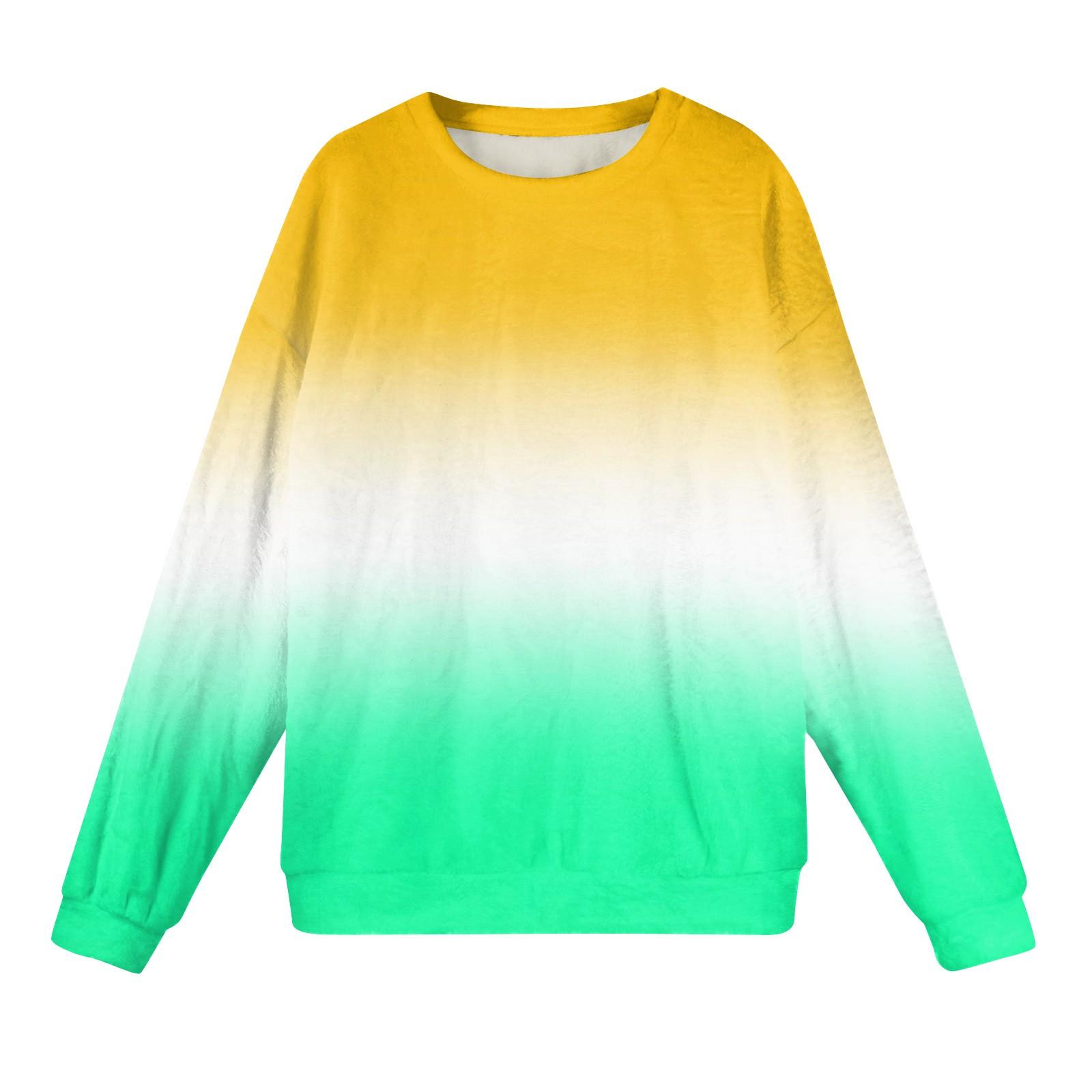 Женская мода осень-зима повседневная градиентная цветная напечатанная женская пижама XL жёлтый
Женская мода осень-зима повседневная градиентная цветная напечатанная женская пижама XL жёлтый