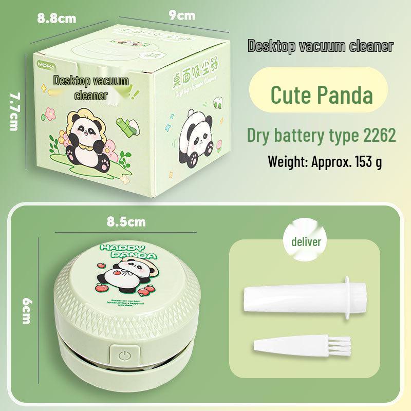 Portable Cartoon Desktop Vacuum Cleaner for Students - Eraser Crumbs, Paper Scraps, Keyboard Dust, Battery Powered
Portable Cartoon Desktop Vacuum Cleaner for Students - Eraser Crumbs, Paper Scraps, Keyboard Dust, Battery Powered