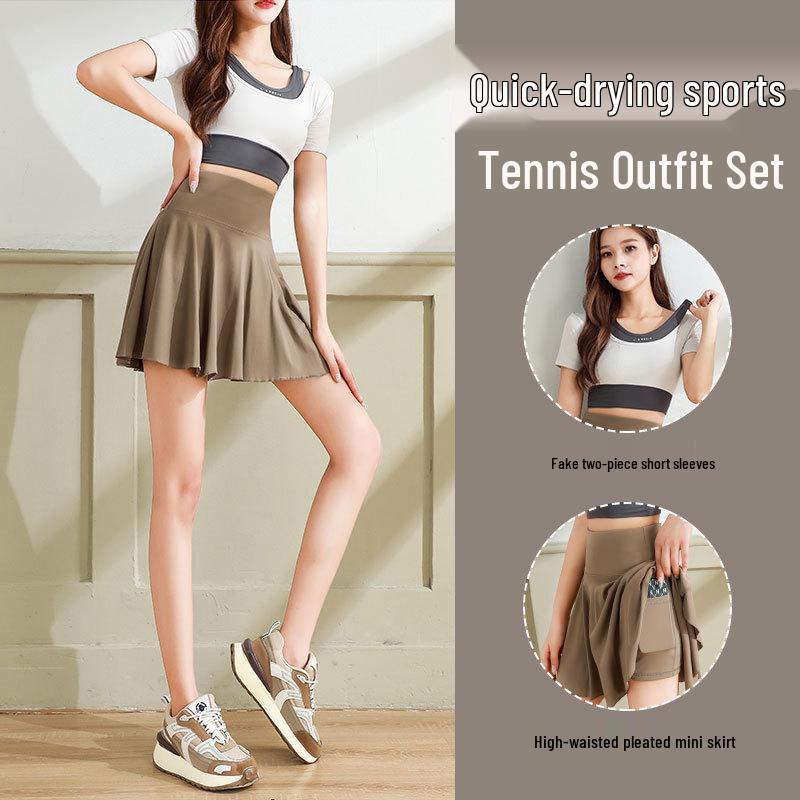 2024 Premium Anti-Exposure Base Layer Sports Skirt with Built-In Shorts for Tennis, Badminton, & Running Small
2024 Premium Anti-Exposure Base Layer Sports Skirt with Built-In Shorts for Tennis, Badminton, & Running Small