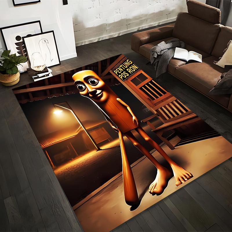 Cartoon Character with Bat at Night Wooden Structure Design Warm Tones Carpet Suitable for use as an anti-slip for room and bedroom sofas 40x60cm( 15x23in )
Cartoon Character with Bat at Night Wooden Structure Design Warm Tones Carpet Suitable for use as an anti-slip for room and bedroom sofas 40x60cm( 15x23in )