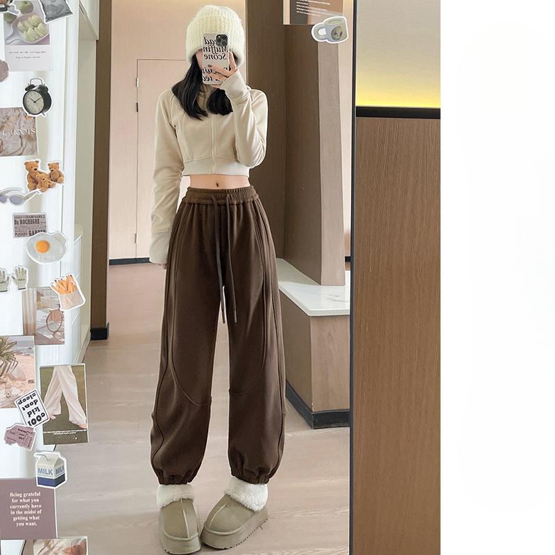 Белые толстовки с капюшоном для женщин на осень и зиму, новые прямые и свободные утягивающие широкие повседневные спортивные брюки из плотного бархата с высокой талией XL
Белые толстовки с капюшоном для женщин на осень и зиму, новые прямые и свободные утягивающие широкие повседневные спортивные брюки из плотного бархата с высокой талией XL