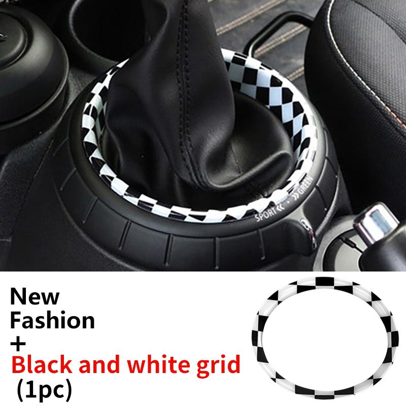 Car Gear lever panel ring cover For MINI ONE COOPERS JCW Clubman F54 F55 F56 F57 F60 Countryman Interior decoration Accessories Plaid (F)
Car Gear lever panel ring cover For MINI ONE COOPERS JCW Clubman F54 F55 F56 F57 F60 Countryman Interior decoration Accessories Plaid (F)