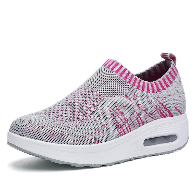 Сетчатая обувь Дышащая толстая подошва и высокие женские туфли 40 серый
Сетчатая обувь Дышащая толстая подошва и высокие женские туфли 40 серый