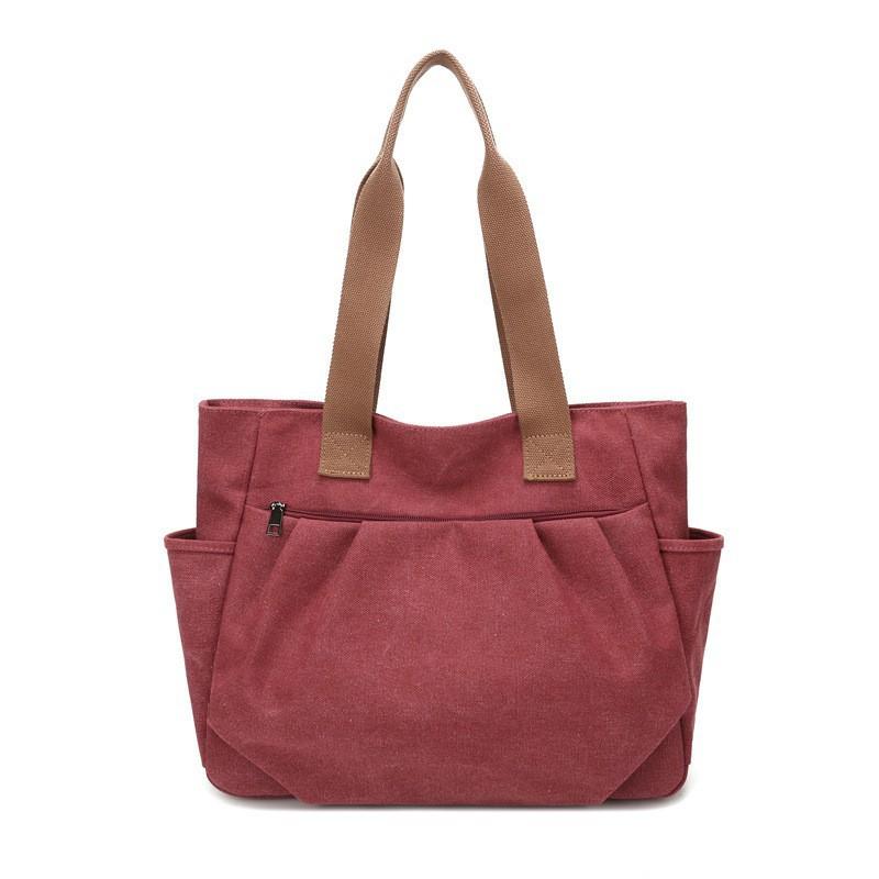 Fashionable Handbag Canvas Bag Large-capacity Shoulder Simple Female Student Class All-matching Commuting фіолетовий
Fashionable Handbag Canvas Bag Large-capacity Shoulder Simple Female Student Class All-matching Commuting фіолетовий
