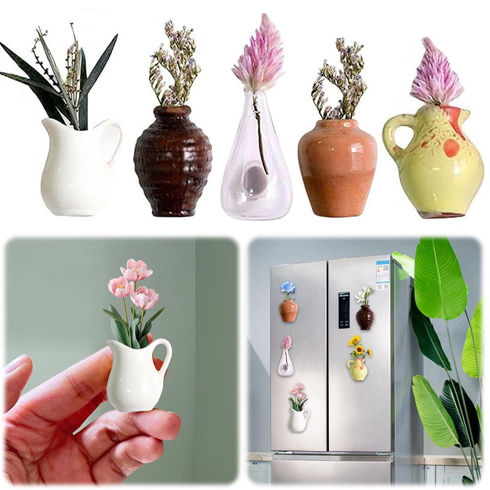 24 Style Mini Ceramics Vase Fridge Magnet DIY 3D Vase Creative Message Magnets Sticker for Air Conditioners Fridge Decorations
24 Style Mini Ceramics Vase Fridge Magnet DIY 3D Vase Creative Message Magnets Sticker for Air Conditioners Fridge Decorations