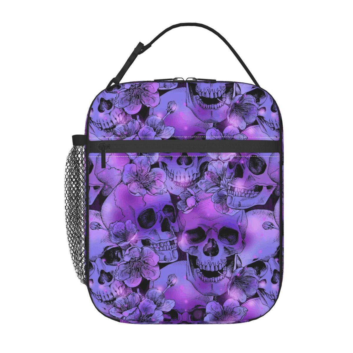 Violet Flower Skull Pattern Insulated Lunch Bag for Women Office Cooler Thermal Food Box Tote Leakproof Lunch Boxes Container One Size
Violet Flower Skull Pattern Insulated Lunch Bag for Women Office Cooler Thermal Food Box Tote Leakproof Lunch Boxes Container One Size