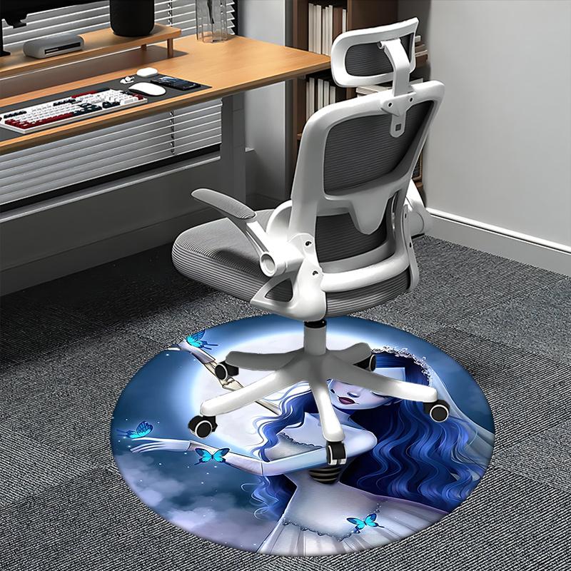 Elegant Blue Butterfly Moon Chair Mat Round Carpet for Home Decor, Office Use, Living Room, Bedroom, Gift Idea0146b 80cm by 80cm
Elegant Blue Butterfly Moon Chair Mat Round Carpet for Home Decor, Office Use, Living Room, Bedroom, Gift Idea0146b 80cm by 80cm