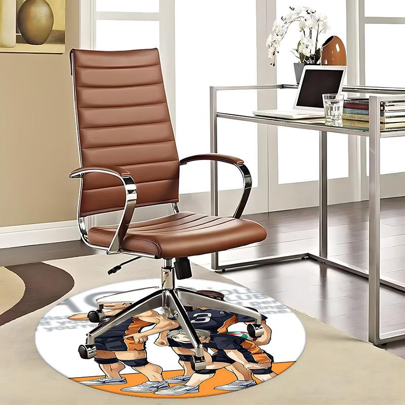 1pc Volleyball Club Team Spirit Round Carpet - Anime Cartoon Design, Office Chair Mat, Non-Slip Rug for Home Decor, Seasonal Gift, Suitable for Office 80cm by 80cm
1pc Volleyball Club Team Spirit Round Carpet - Anime Cartoon Design, Office Chair Mat, Non-Slip Rug for Home Decor, Seasonal Gift, Suitable for Office 80cm by 80cm