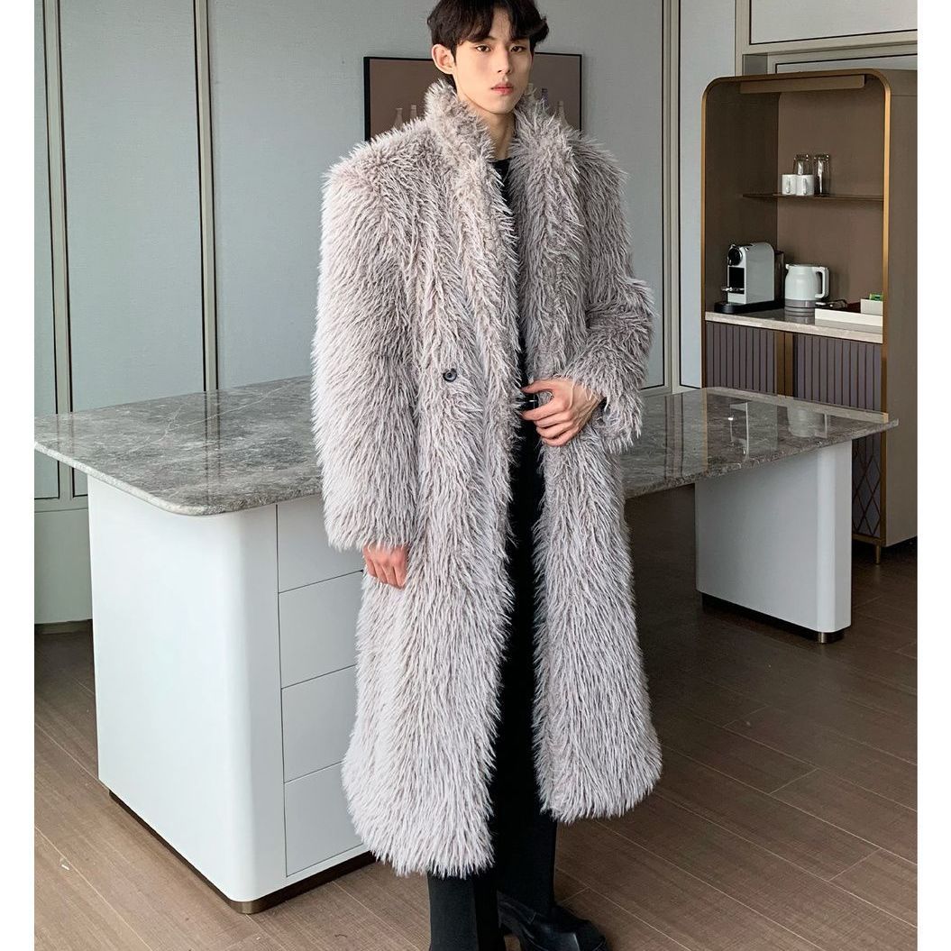 Winter Winter High-end Antifreeze Thick Warm Long Imitation Leather Coat Fur Loose Mid-length Coat Windbreaker XL
Winter Winter High-end Antifreeze Thick Warm Long Imitation Leather Coat Fur Loose Mid-length Coat Windbreaker XL