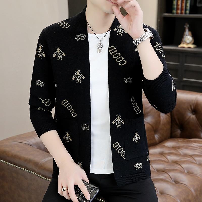 Осенне-зимние новые модели, универсальная мода, молодежные трендовые дизайнерские топы, мужские кардиганы, свитера, мужские вязаные свитера 190 чёрный
Осенне-зимние новые модели, универсальная мода, молодежные трендовые дизайнерские топы, мужские кардиганы, свитера, мужские вязаные свитера 190 чёрный