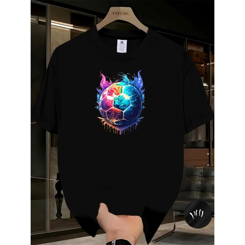 European Size Men s 2026 Commemorative T-Shirt - Football Pattern Print - Casual Round Neck Design - Suitable for Training and Outdoor Wear 4XL чорний
European Size Men s 2026 Commemorative T-Shirt - Football Pattern Print - Casual Round Neck Design - Suitable for Training and Outdoor Wear 4XL чорний