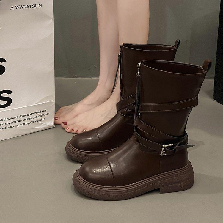 Maillard boots women s medium tube platform Martin boots 2025 new spring and autumn popular short boots western retro fashion boots 40
Maillard boots women s medium tube platform Martin boots 2025 new spring and autumn popular short boots western retro fashion boots 40