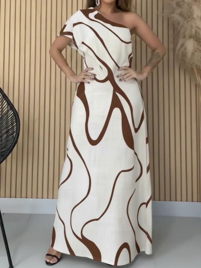 Elegant Off-the-Shoulder Slim-Fit Long Dress for Women - European & American Fashion L
Elegant Off-the-Shoulder Slim-Fit Long Dress for Women - European & American Fashion L