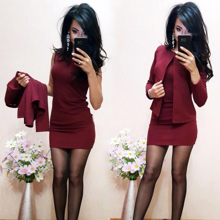 Women s Solid Color Professional Suit Dress - European and American Spring Hot Style XL вино красного
Women s Solid Color Professional Suit Dress - European and American Spring Hot Style XL вино красного
