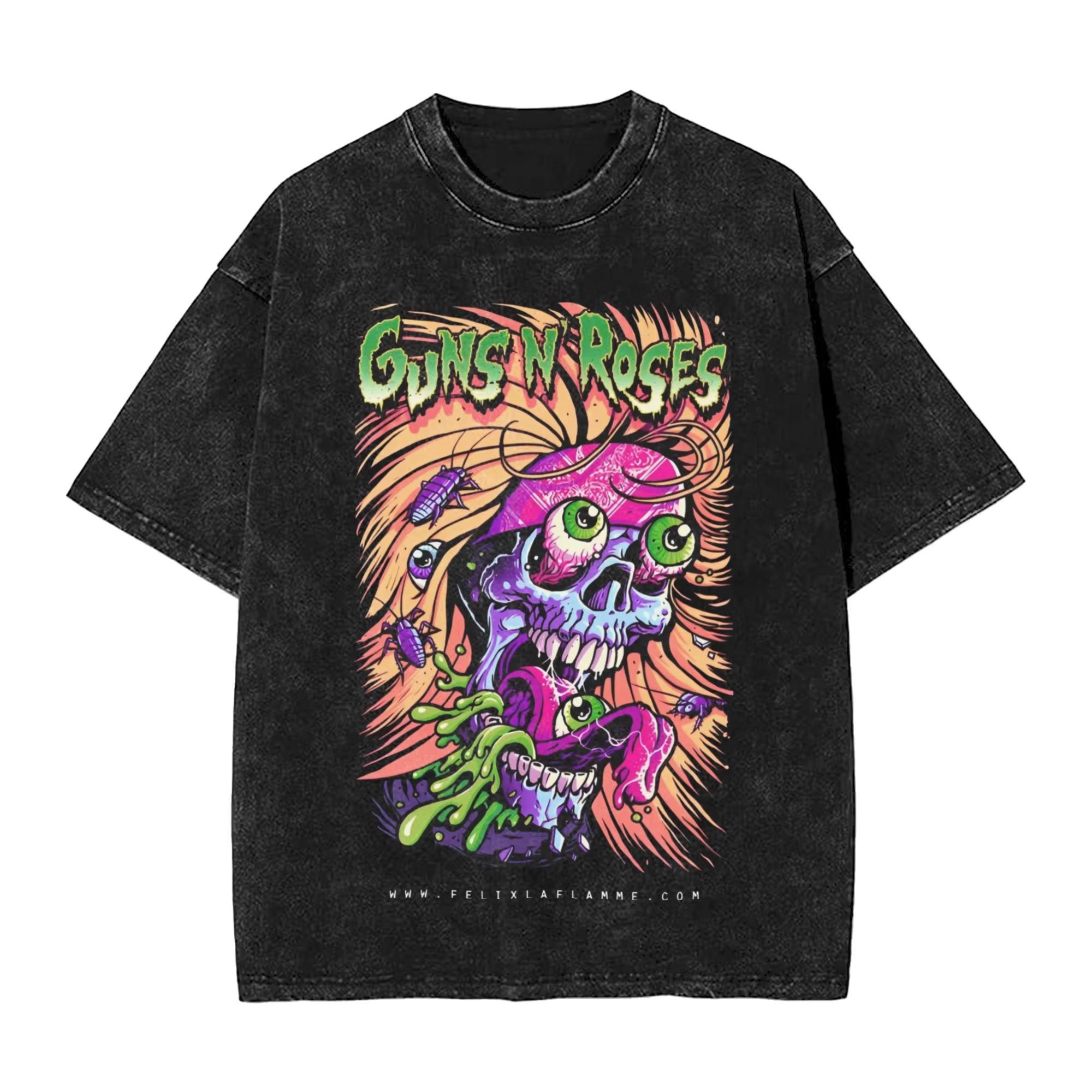 Guns-N Roses Tour T-Shirt Summer Retro Gothic Rock Retro T Shirts Cotton Tee Shirt for Male Short-Sleeved Design Clothing 3XL
Guns-N Roses Tour T-Shirt Summer Retro Gothic Rock Retro T Shirts Cotton Tee Shirt for Male Short-Sleeved Design Clothing 3XL