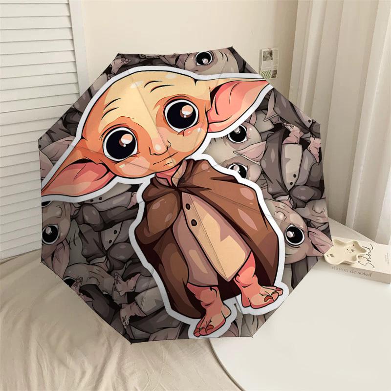 1PC Warner Baby Yoda Sticker Umbrella-8-Rib Reinforced, Automatic Open, Lightweight & Durable-A42
1PC Warner Baby Yoda Sticker Umbrella-8-Rib Reinforced, Automatic Open, Lightweight & Durable-A42