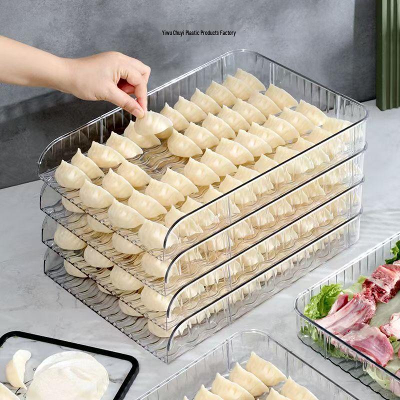 Dumpling & Noodle Storage Organizer: Food Grade, Non-stick, Thickened Fridge Box
Dumpling & Noodle Storage Organizer: Food Grade, Non-stick, Thickened Fridge Box