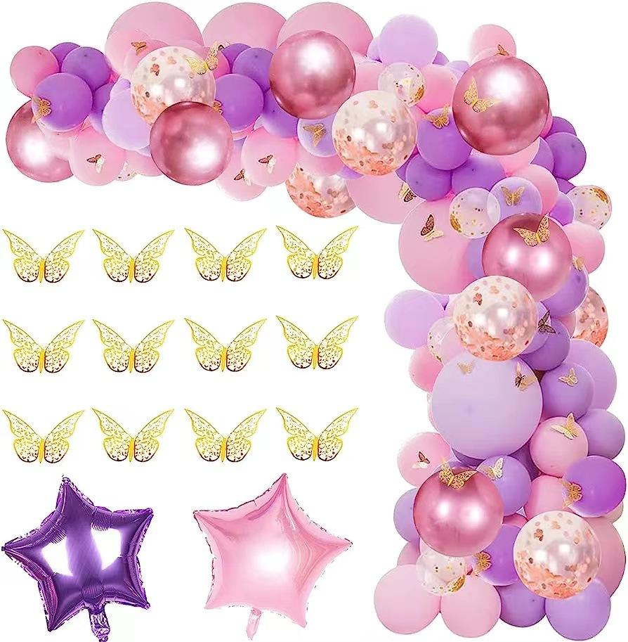 Purple Balloon Birthday Gold Butterfly Wreath Decoration Lady Girl Baby Party Birthday Party Wedding Set as shown
Purple Balloon Birthday Gold Butterfly Wreath Decoration Lady Girl Baby Party Birthday Party Wedding Set as shown