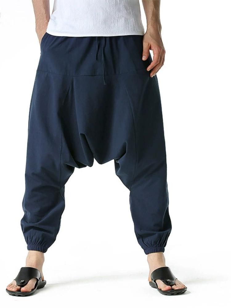 Harem Pants for Men Cotton Linen Drop Crotch Cozy Streetwear Loose Fit Breathable Lightweight Long Pants Male Joggers XS
Harem Pants for Men Cotton Linen Drop Crotch Cozy Streetwear Loose Fit Breathable Lightweight Long Pants Male Joggers XS
