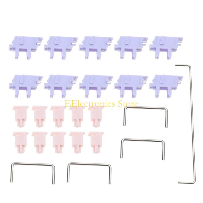 B03C Precise Mechanical Satellite Stabilizers Set Enhances Keyboards Performances
B03C Precise Mechanical Satellite Stabilizers Set Enhances Keyboards Performances