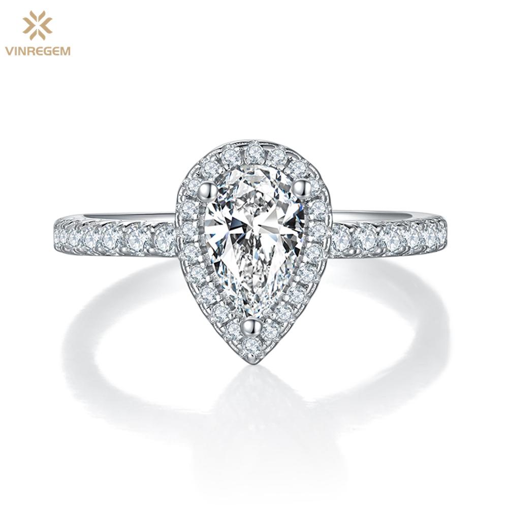 Vinregem, 100% стерлинговое серебро 925 пробы, 3EX VVS1 D, цвет грушевидной огранки, 1 карат, 5*8 мм, настоящее кольцо с муассанитом и бриллиантами для женщин, ювелирные изделия, подарки на свадьбу и помолвку US 4.5 - 1 CT белый
Vinregem, 100% стерлинговое серебро 925 пробы, 3EX VVS1 D, цвет грушевидной огранки, 1 карат, 5*8 мм, настоящее кольцо с муассанитом и бриллиантами для женщин, ювелирные изделия, подарки на свадьбу и помолвку US 4.5 - 1 CT белый