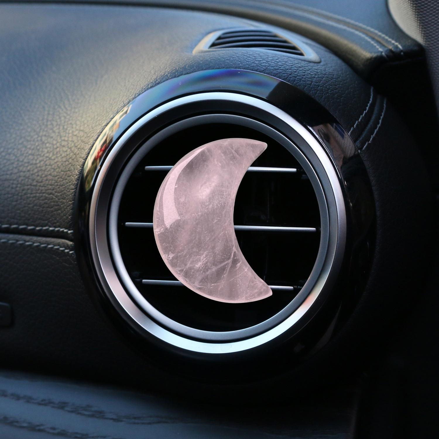1pc Crystal Moon Car Vent Clip Decor - Moon Phase Charms with Non-Slip Grip, for Air Vent Accessories
1pc Crystal Moon Car Vent Clip Decor - Moon Phase Charms with Non-Slip Grip, for Air Vent Accessories